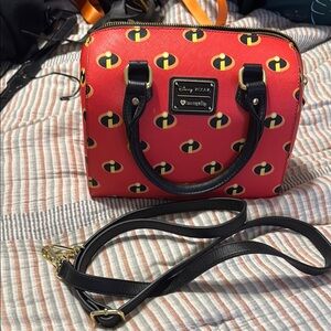 Loungefly Disney Pixar Incredibles Red Bag